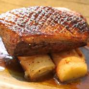 鴨のローストオレンジのソース