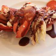 キャビア　オマール海老、アワビ、和牛など
贅沢尽くしの特別な日のコース