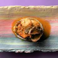 郷里の和酒を入れた『アワビのステーキとリードヴォーのソテー』