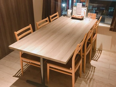 メインホールと少し離れた個室でお寛ぎいただけます。