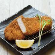 黒豚の上ロースは柔らかく美味
