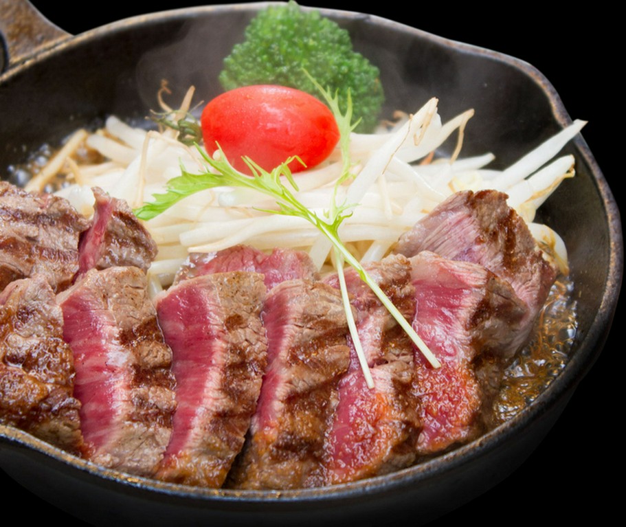 牧草牛のグリル