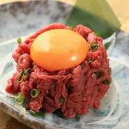 さっぱりした中にたしかな旨み！桜（馬肉）ユッケはいかが？