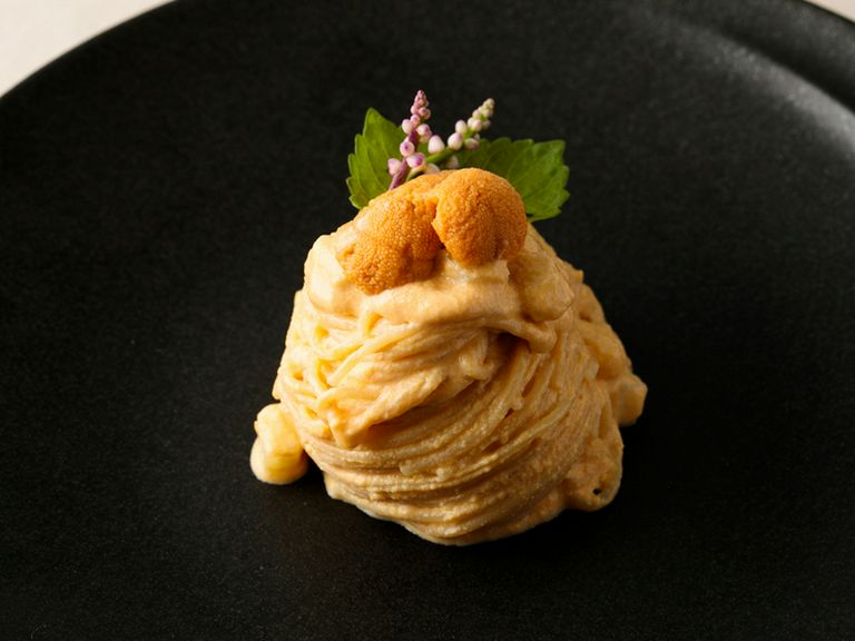 【季節限定】ウニとアサリの旨味が絶妙にマッチ『北海道産ウ二の冷製パスタカッペリーニ』