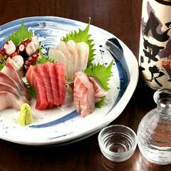お好きな鮮魚を選べる『刺身五点盛り』