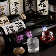 コクのある純米酒を中心にセレクト、和食に合う日本酒を堪能