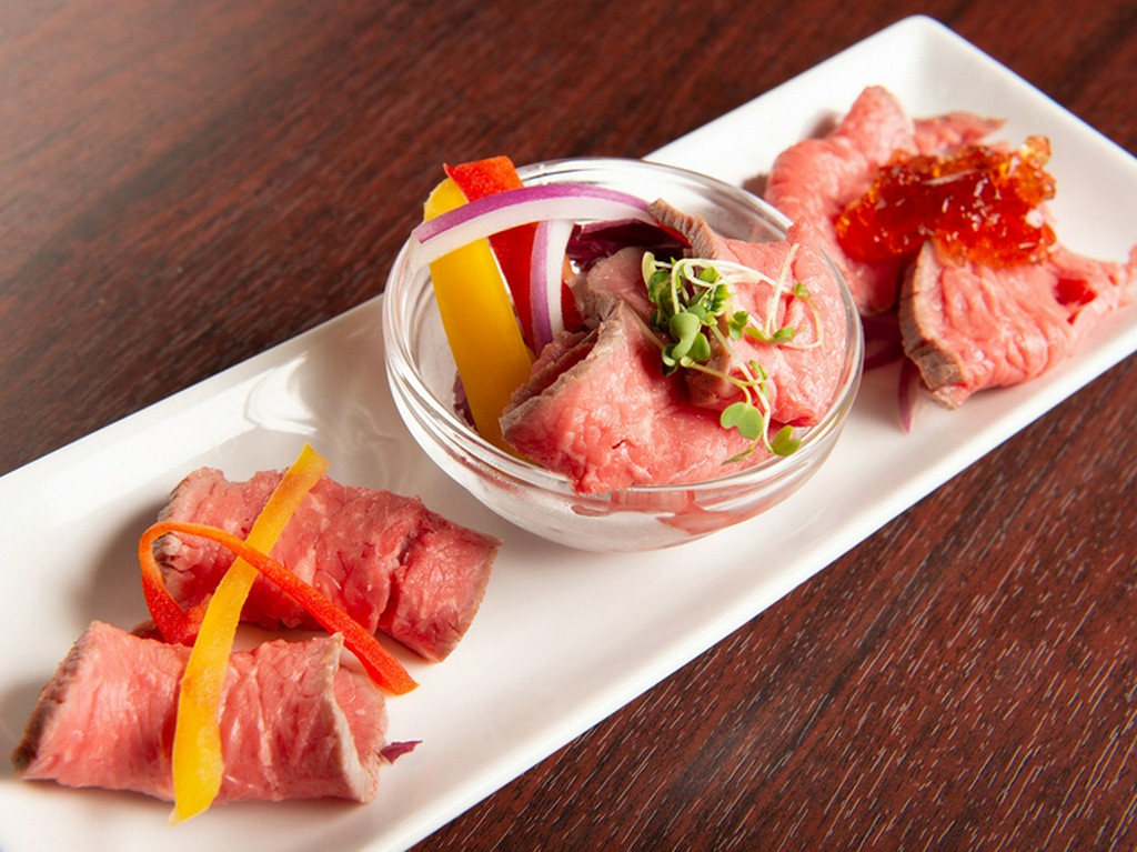 店主こだわりの逸品『ローストビーフの3点盛り』