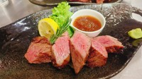 120ｇ黒毛和牛肉のステーキ