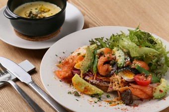 ◆本日のスープとタルティーヌのさらもじAランチ