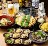 国産和牛もつ鍋みそ味orしょうゆ味の2種類から選べるスタンダードコース！＋￥200で辛もつ鍋に変更可能。