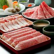豚も、牛も、心ゆくまで『黒豚・国産牛しゃぶ食べ放題』