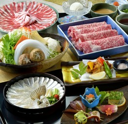 季節ごとに旬の味覚と、こだわり肉を贅沢に堪能『しゃぶしゃぶ会席』