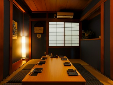 純和風の落ち着いた個室を完備。皆が大満足の接待を演出！