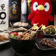 ※表示金額は税込価格です。
※一回のオーダーシートで1人焼き鳥・サイドメニューそれぞれ1種類ずつご注文となります。
※2～80名、来店日の当日21時までにご予約。
※2時間食べ放題＆さっぱり飲み放題（ラストオーダー30分前）となります。
※食べ残しが多い場合別途料金を頂く場合がございます。
※クーポン利用で適用される料金です。必ずクーポン提示条件、利用条件をご確認ください。