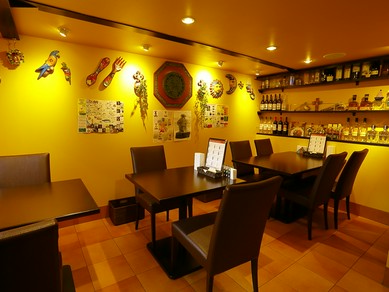 オシャレ＆くつろぎ感が高い空間で、メキシコにいる気分を満喫