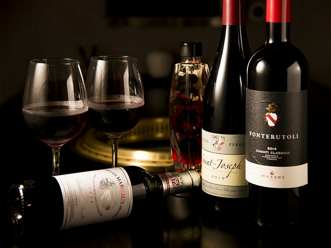 ワインにこだわっている