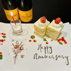 大切な記念日やお祝いごとを演出するメッセージプレート付コースが登場！