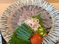 ・てっぴ
・てっさ（25枚）
・唐揚げ
・てっちり
・雑炊