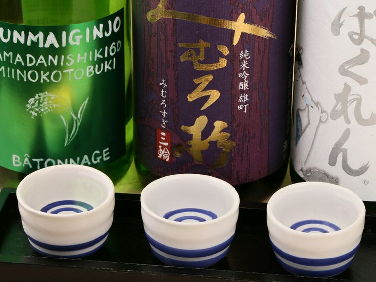 飲み比べて楽しめる『日本酒 味くらべ 3種』