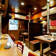 友人ともじっくりと語り合える、居心地のよいくつろぎ空間