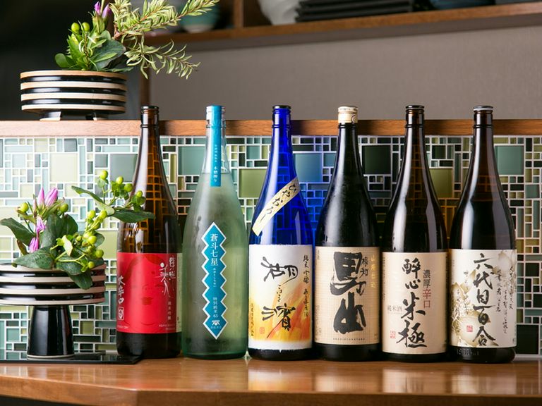 日本全国から選りすぐりの日本酒が充実したラインナップ