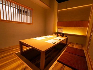 個室のみを用意している別館は、接待や会食などにオススメ				