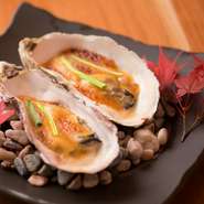 広島県産のプリッとした濃厚な味わい『牡蠣田楽』