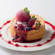 Berry Berryスフレパンケーキ