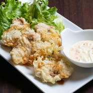 まぐろほほ肉南蛮揚げ