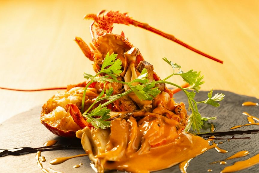 ロブスター鉄板焼き