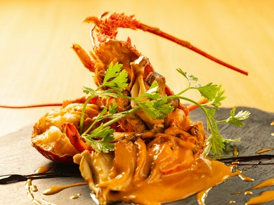 ロブスター鉄板焼き