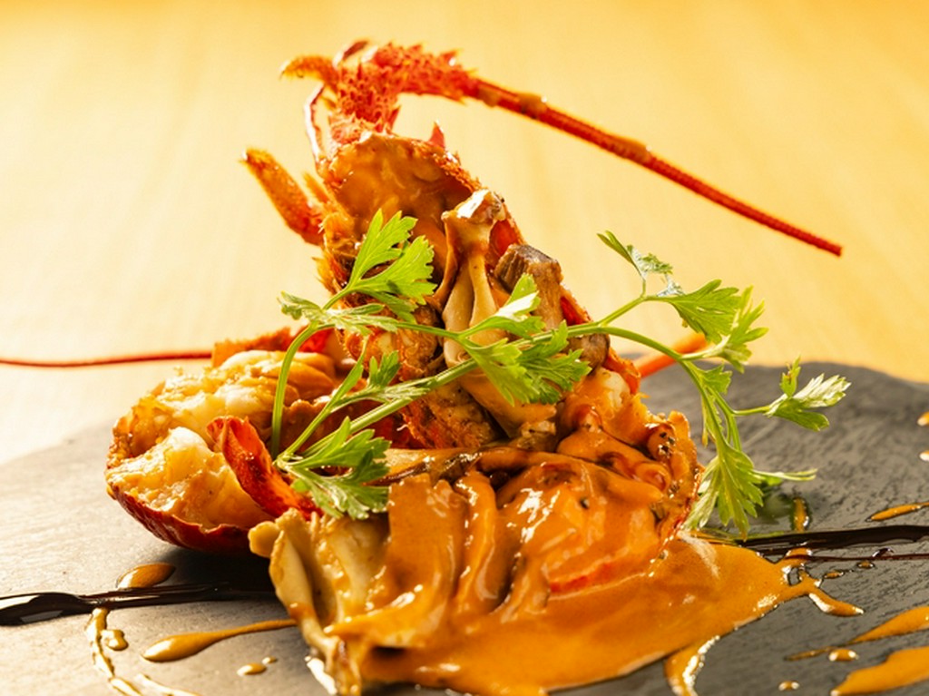 ロブスター鉄板焼き