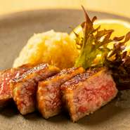倉石牛の粕焼き たっぷり鬼おろし