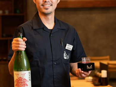 蕎麦とは切っても切れない日本酒にも店主のこだわりが