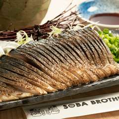 日本酒に合う『〆サバの炙り』