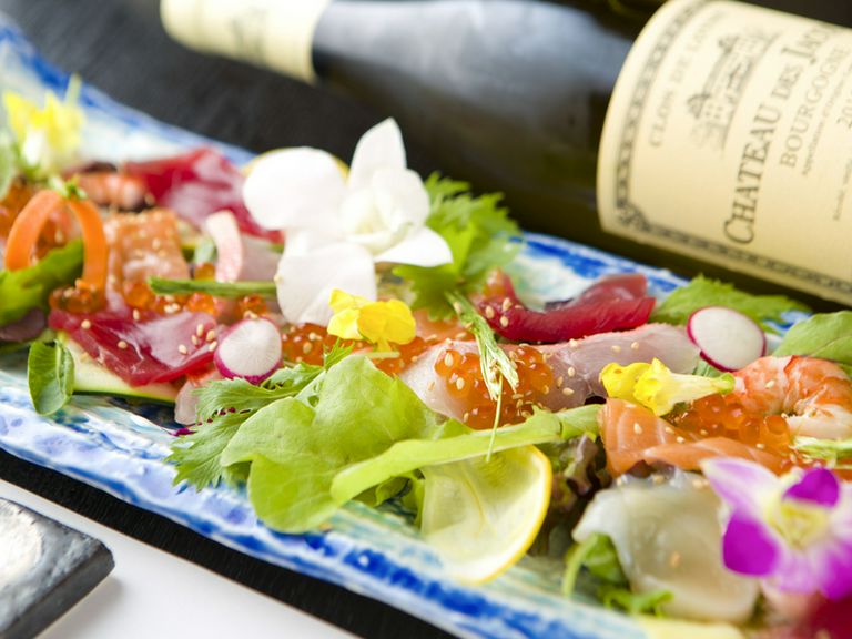 宴席を美しく彩る『本日のガーデニング(宴庭)カルパッチョ』