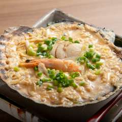 アツアツな香ばしさが食欲を刺激する『青森県産ホタテの貝焼き味噌』