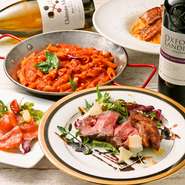 様々な創作燻製が一度に楽しめます。お料理コースや飲み放題付きコースなど用途に合わせて4500円～8800円まで9種類のコースをお選びいただけます。
③	お料理コースの方はドリンクを半額クーポンをお使い頂けます。飲み放題とは違いグランドメニューからお好きなドリンクをお選び頂きお料理とのペアリングやマリアージュを気軽にお楽しみ頂けます。※ワインボトルや一部の除外商品あり