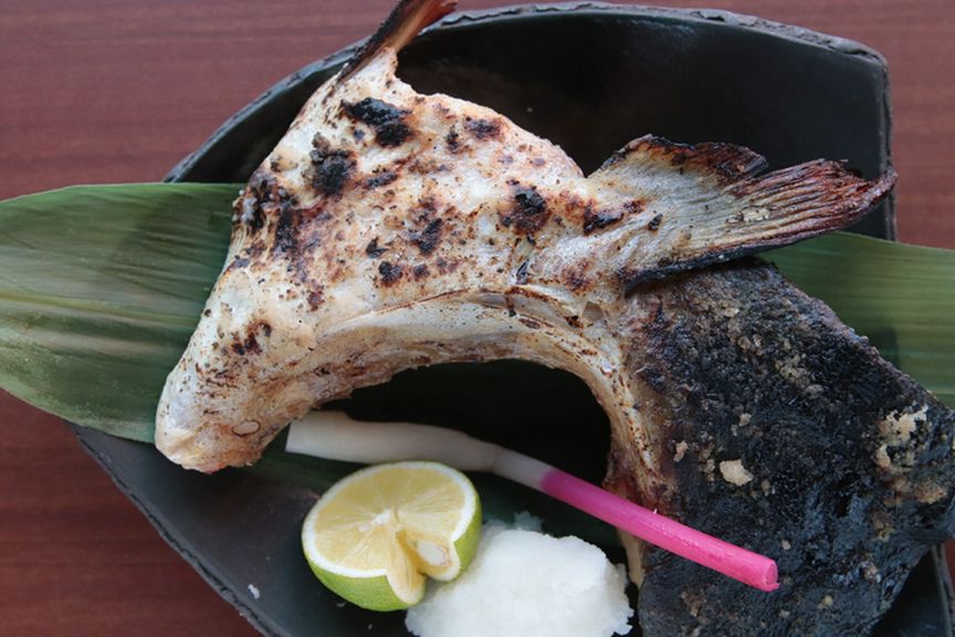 ぶりのカマ焼き