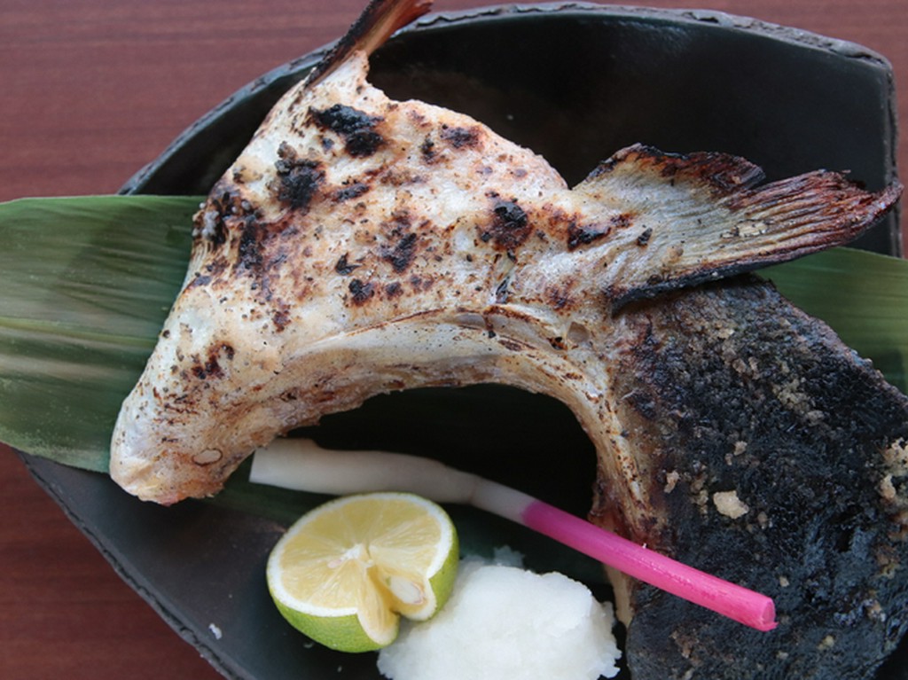 ぶりのカマ焼き