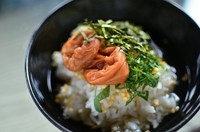 少しだけ締めたい方におすすめ、シンプルな梅茶漬け。

