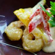 真菜や特製 海老マヨネーズ炒め 柚子胡椒風味
