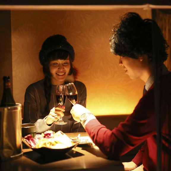 【女性必見】デートにピッタリのお席御座います。