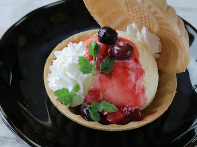 フレッシュモッツァレラの冷製カッペリーニ