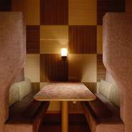 4人様用！半個室タイプ席