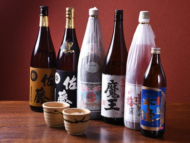 焼酎・日本酒・梅酒など、九州で生まれたお酒を中心に使用