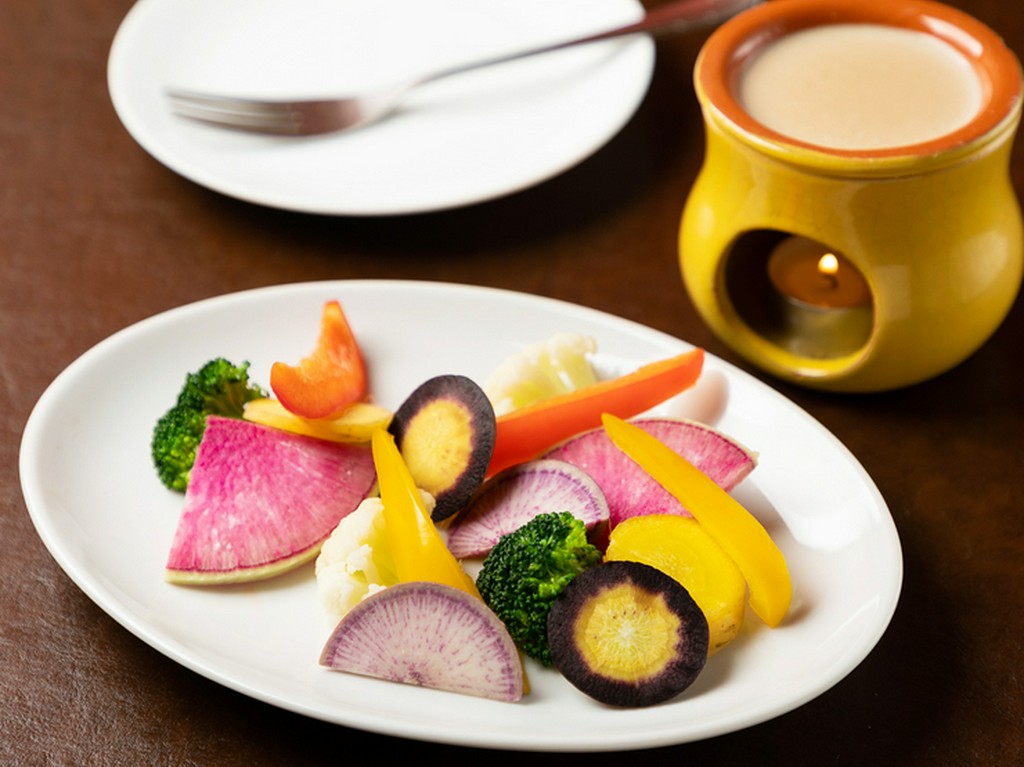 野菜がオシャレなメニューに『野菜のバーニャカウダ』