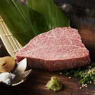 最高級の美味しさ『宮崎牛シャトーブリアン特選フィレステーキ　120g（噌・塩）』
