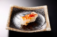 特製の甘だれでいただく梅貝は絶品!コリコリの食感がたまりません。