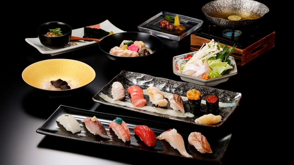 2種類の味で楽しめる『のどぐろのしゃぶしゃぶ付き寿司コース』